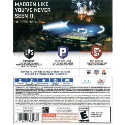 Nfl Madden 18 - Ps4 (Usado)
