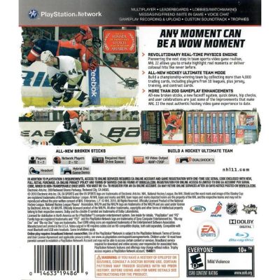 Nhl 11 - Ps3 (Usado)