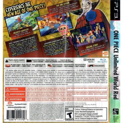 One Piece Unlimited World Red - Ps3 (Seminovo)