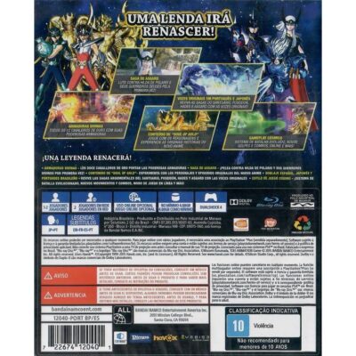 Os Cavaleiros Do Zodíaco Alma Dos Soldados - Ps4 (Usado) (Colante No Encarte)