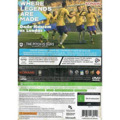 Pes 2018 - Xbox 360 (Usado)