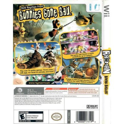 Rayman Raving Rabbids - Nintendo Wii (Usado) (Sem Manual)