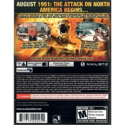 Resistance: Burning Skies - Psvita (Seminovo)