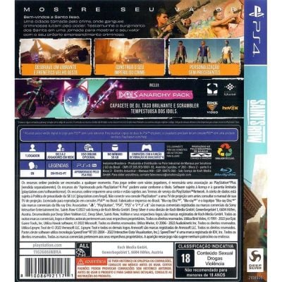 Saints Row - Ps4 (Novo)