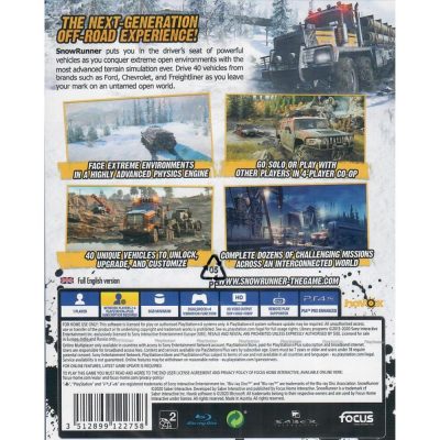 Snowrunner - Ps4 (Novo) (Europeu)