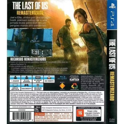 The Last Of Us Remasterizado - Ps4 (Usado)
