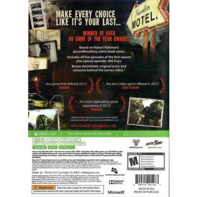 The Walking Dead Game Of The Year Edition - Xbox 360 (Seminovo)