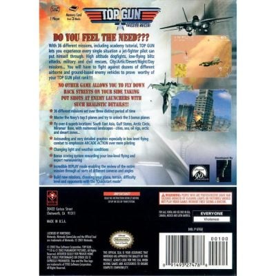 Top Gun Combat Zones - Game Cube (Usado) (Sem Manual)