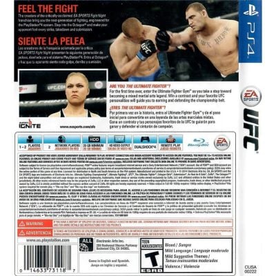 Ufc - Ps4 (Usado) (Trava De Disco)