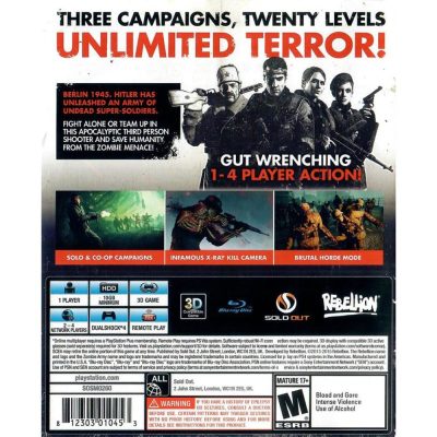 Zombie Army Trilogy - Ps4 (Seminovo)