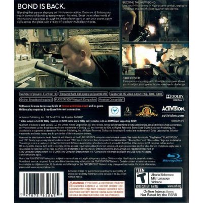 007 Quantum Of Solace - Ps3 (Usado)