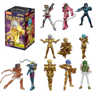 01 Boneco Avulso Blokees Saint Seiya Galaxy Version 04 Gold Zodiac ② - Blind Box Cavaleiros Do Zodíaco