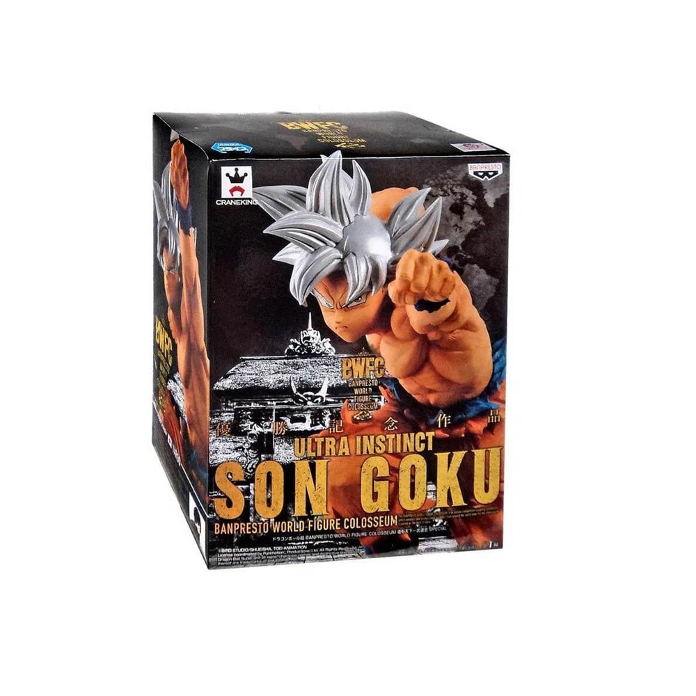 Action Figure Goku Ultra Instinto Superior Banpresto Dragon Ball Super Bwfc 17Cm