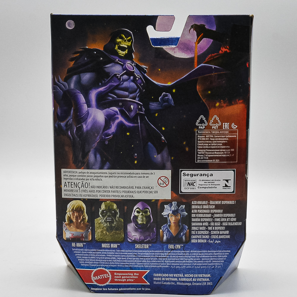 Action Figure Skeletor Esqueleto Masters Of The Universe Masterverse Revelation Mattel