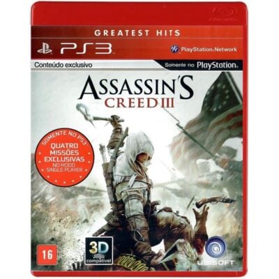 Assassins Creed 3 (Greatest Hits) - Ps3 (Seminovo)