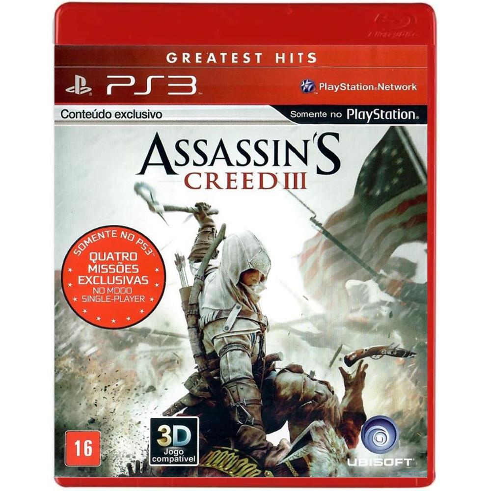 Assassins Creed 3 (Greatest Hits) – Ps3 (Seminovo) Assassins Creed 3 (Greatest Hits) - Ps3 (Seminovo)
