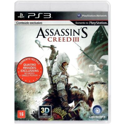 Assassins Creed 3 - Ps3 (Sem Manual) (Seminovo)