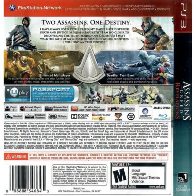 Assassins Creed Revelations (Greatest Hits) - Ps3 (Usado)