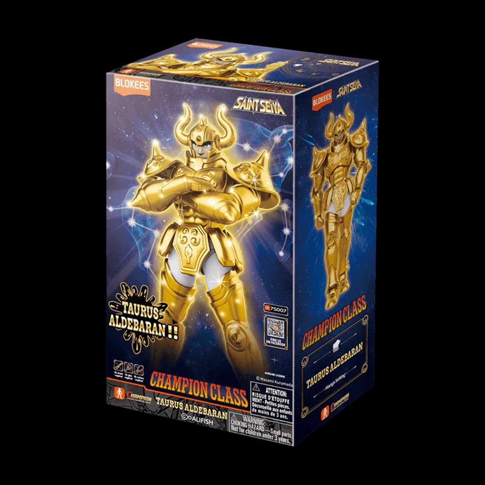 Blokees Aldebaran De Touro Champion Class 06 - Boneco Cavaleiros Do Zodíaco Saint Seiya