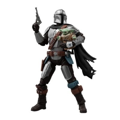 Blokees Din Djarin E Grogu Champion Class 05 - Boneco Star Wars The Mandalorian