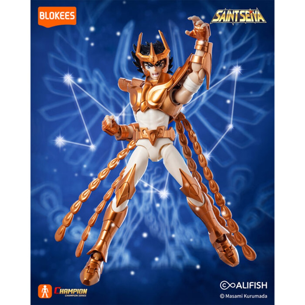 Blokees Ikki De Fênix Champion Class 12 - Boneco Cavaleiros Do Zodíaco Saint Seiya