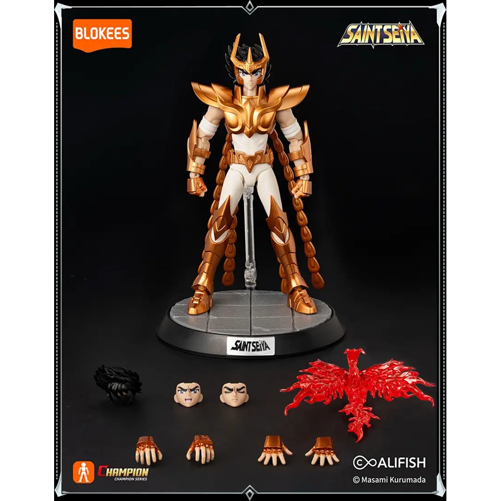 Blokees Ikki De Fênix Champion Class 12 - Boneco Cavaleiros Do Zodíaco Saint Seiya