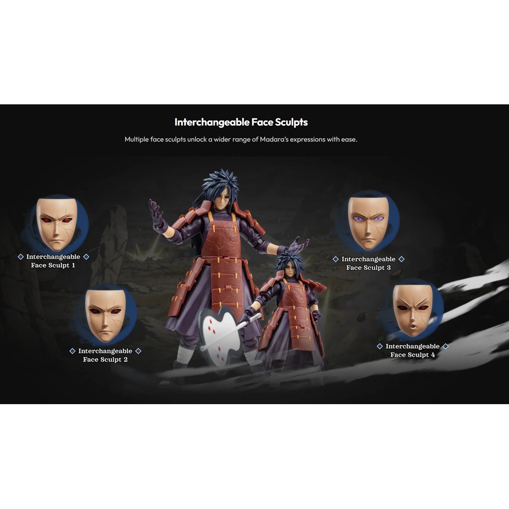 Blokees Madara Uchiha Reanimado Champion Class 05 - Boneco Naruto Shippuden