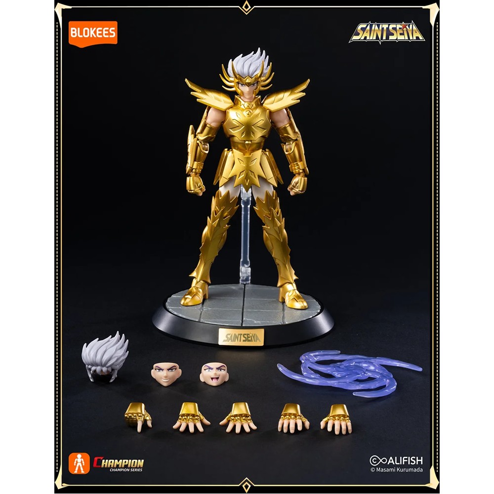 Blokees Máscara Da Morte De Câncer Champion Class 11 - Boneco Cavaleiros Do Zodíaco Saint Seiya