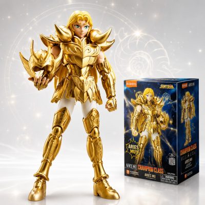 Blokees Mu De Áries Champion Class 01 - Boneco Cavaleiros Do Zodíaco Saint Seiya