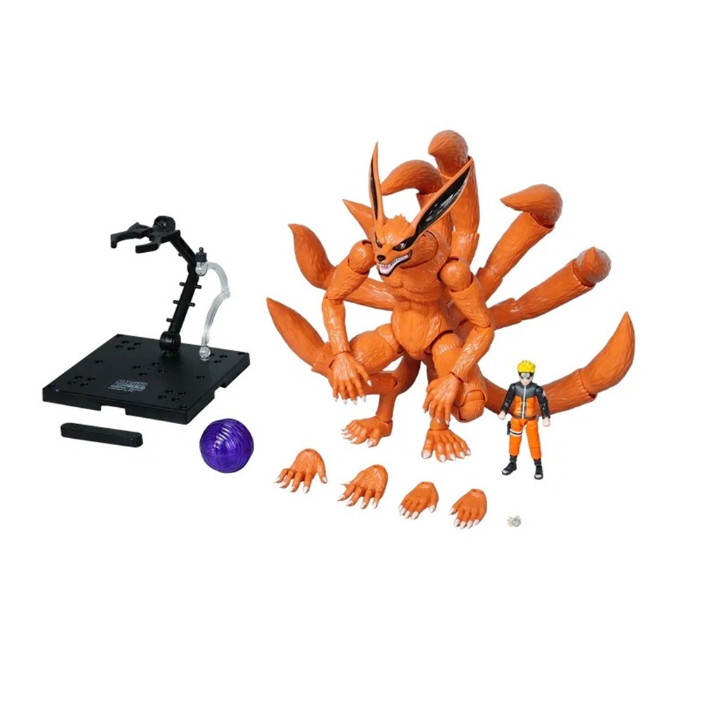 Blokees Naruto Shippuden Legend Edition Kurama Nove Caudas - Boneco Com Naruto Uzumaki