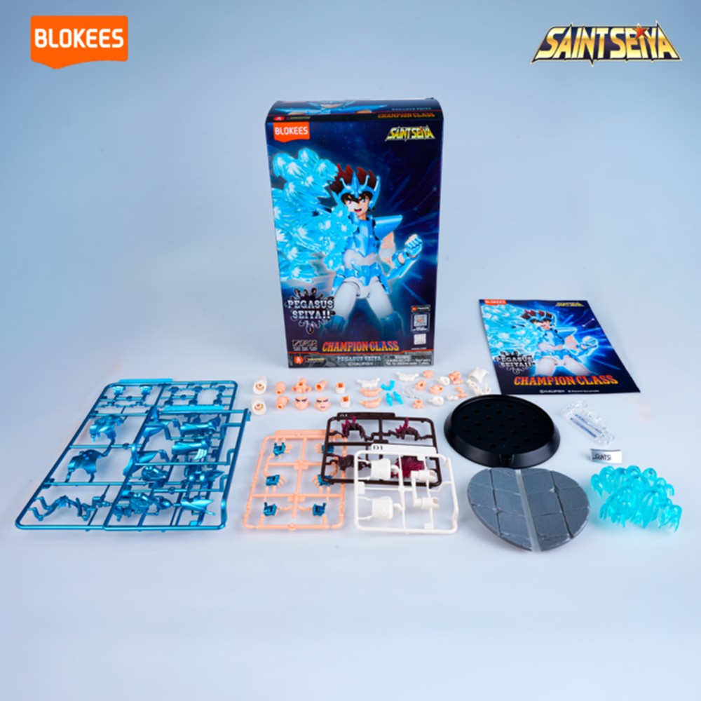 Blokees Seiya De Pégaso Champion Class 04 - Boneco Cavaleiros Do Zodíaco Saint Seiya