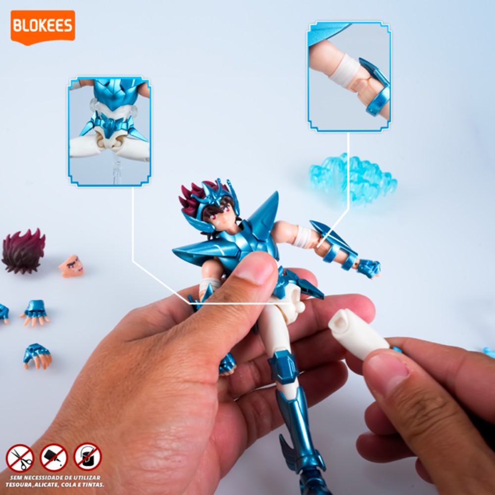 Blokees Seiya De Pégaso Champion Class 04 - Boneco Cavaleiros Do Zodíaco Saint Seiya