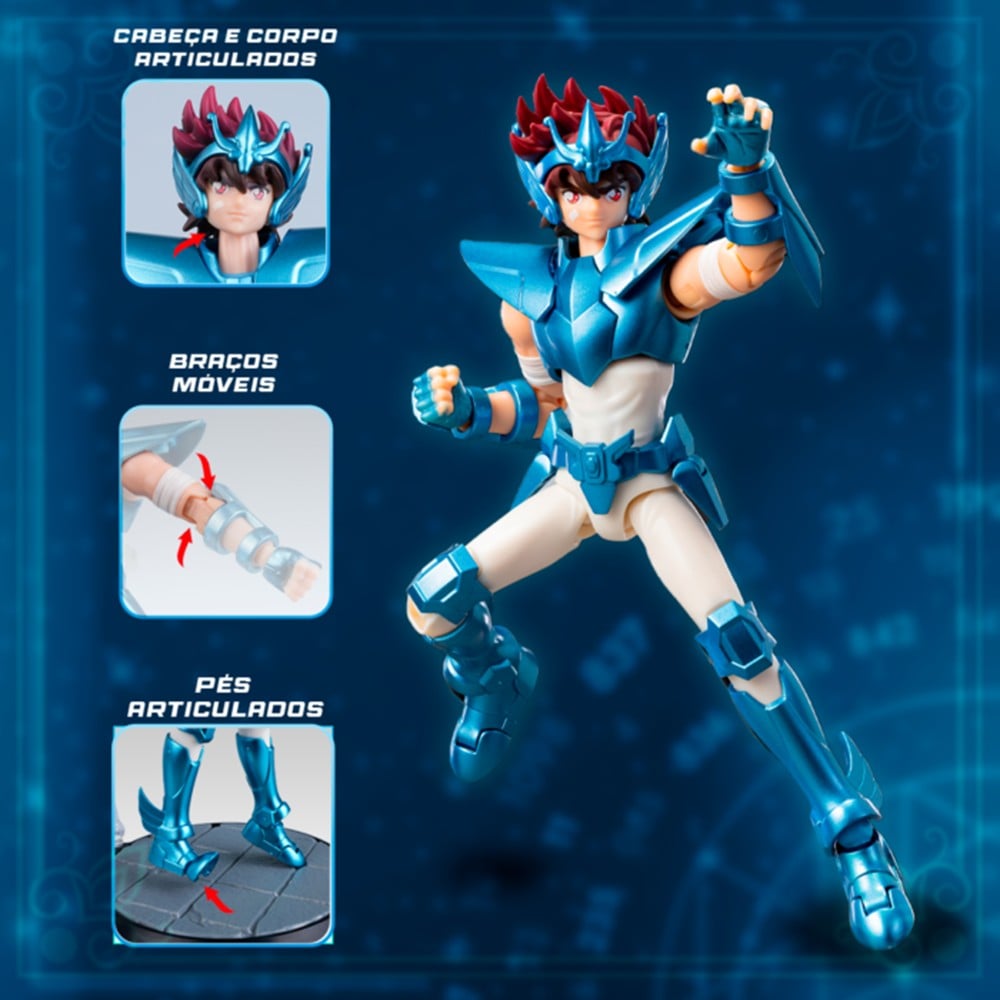 Blokees Seiya De Pégaso Champion Class 04 - Boneco Cavaleiros Do Zodíaco Saint Seiya