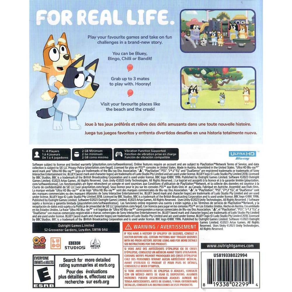 Bluey The Videogame - Ps5 (Seminovo)