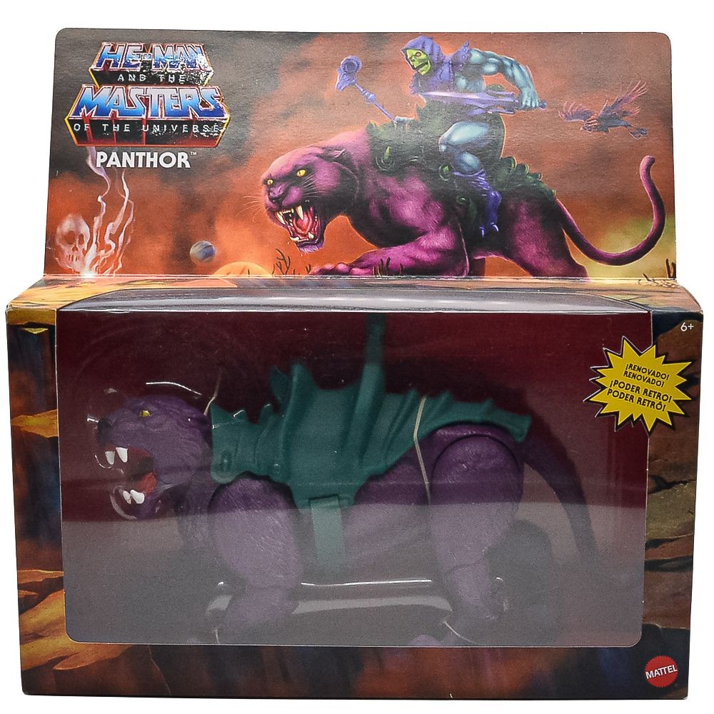 Boneco Panthor Pantera Do Esqueleto Mattel Masters Of The Universe Origins