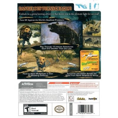 Cabelas Dangerous Hunts 2011 - Nintendo Wii (Usado)