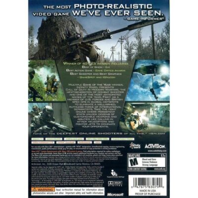 Call Of Duty 4 Modern Warfare - Xbox 360 (Usado) (Sem Manual)