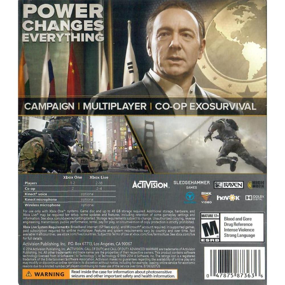Call Of Duty Advanced Warfare - Xbox One (Usado)