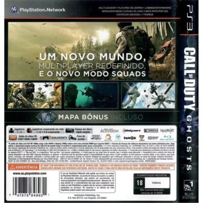 Call Of Duty Ghosts - Ps3 (Usado)