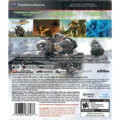 Call Of Duty Modern Warfare 2 - Ps3 (Usado)
