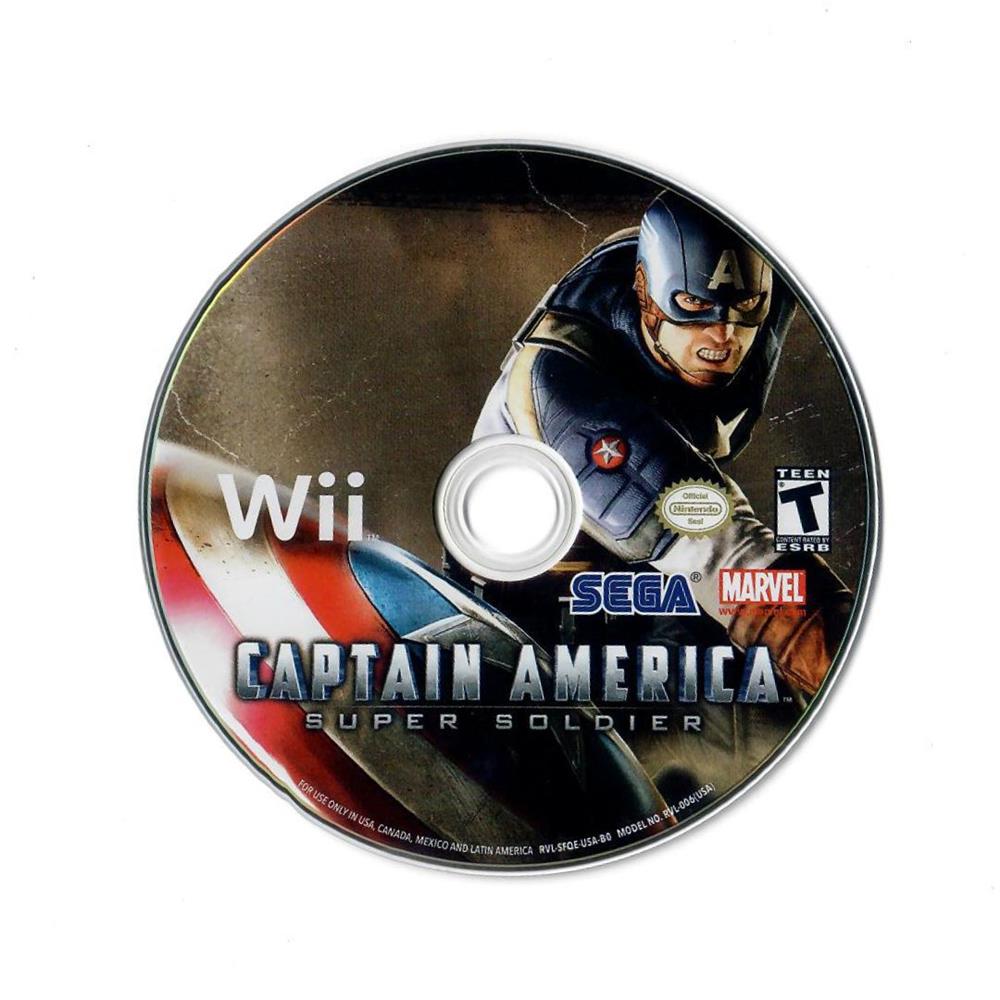 Captain America Super Soldier – Nintendo Wii (Somente O Disco) (Usado) Captain America Super Soldier - Nintendo Wii (Somente O Disco) (Usado)