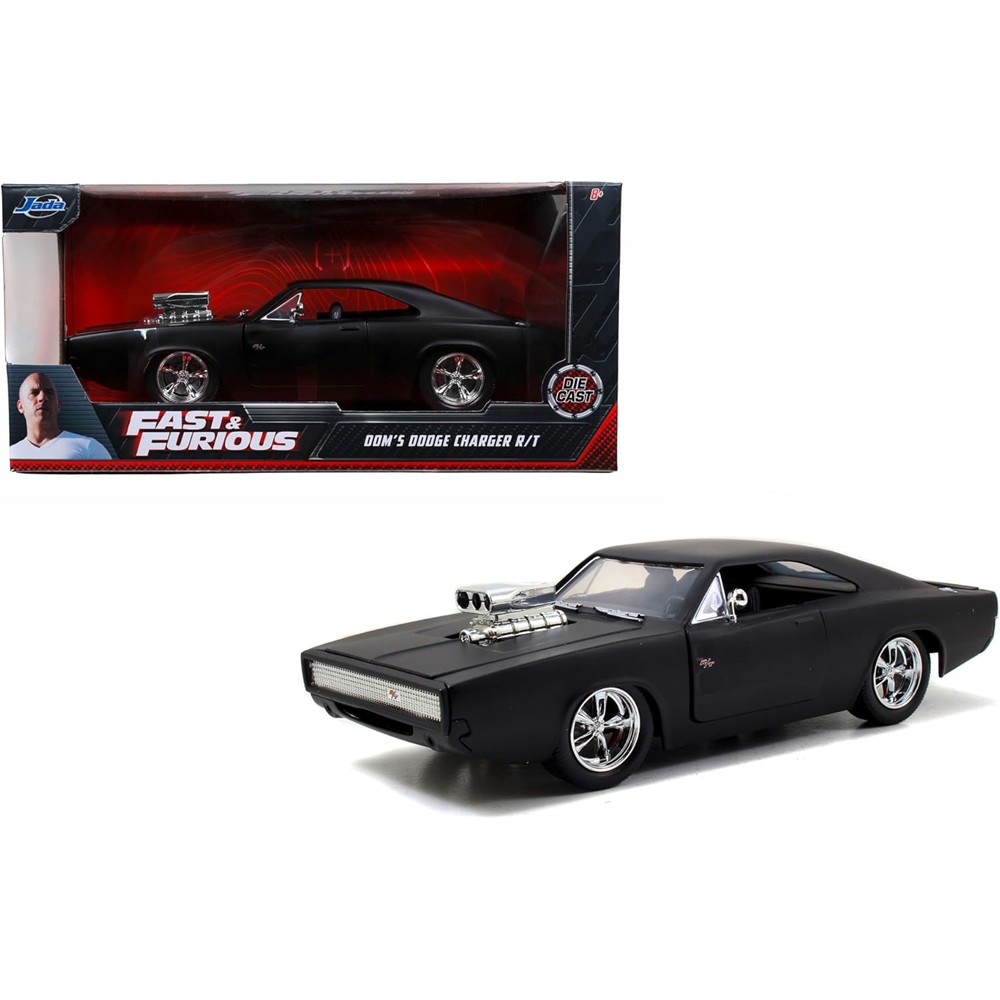 Carrinho Miniatura Dodge Charger 1970 1/24 Velozes E Furiosos - Jada Hollywood Rides Carrinho Miniatura Dodge Charger 1970 1/24 Velozes E Furiosos - Jada Hollywood Rides