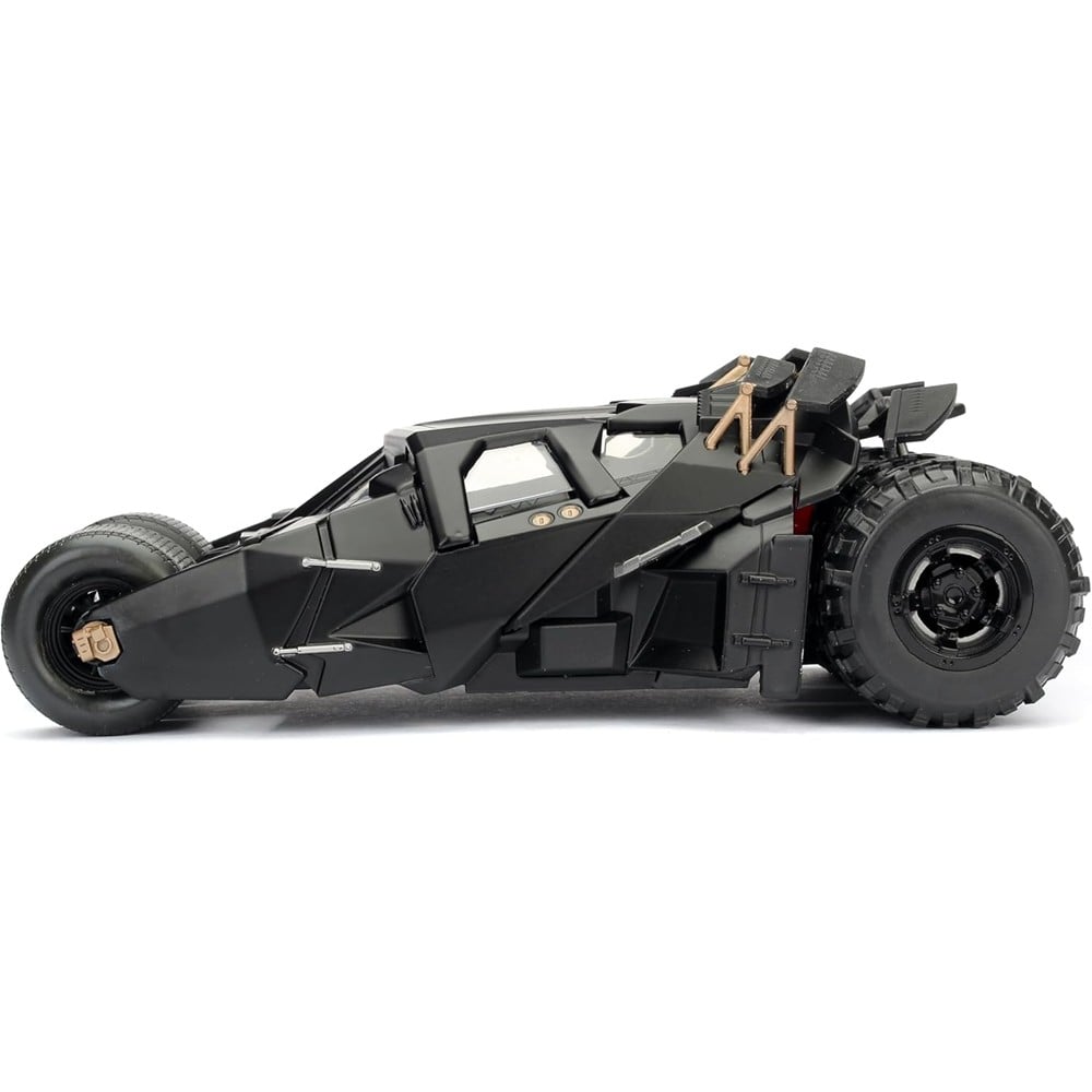 Carrinho Miniatura Jada 1:24 Batmobile Tumbler Com Batman - The Dark Knight