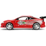 Carrinho Miniatura Jada 1:24 Brian’S Mitsubishi Eclipse Vermelho Remix - Velozes E Furiosos Carrinho Miniatura Jada 1:24 Brian’S Mitsubishi Eclipse Vermelho Remix - Velozes E Furiosos