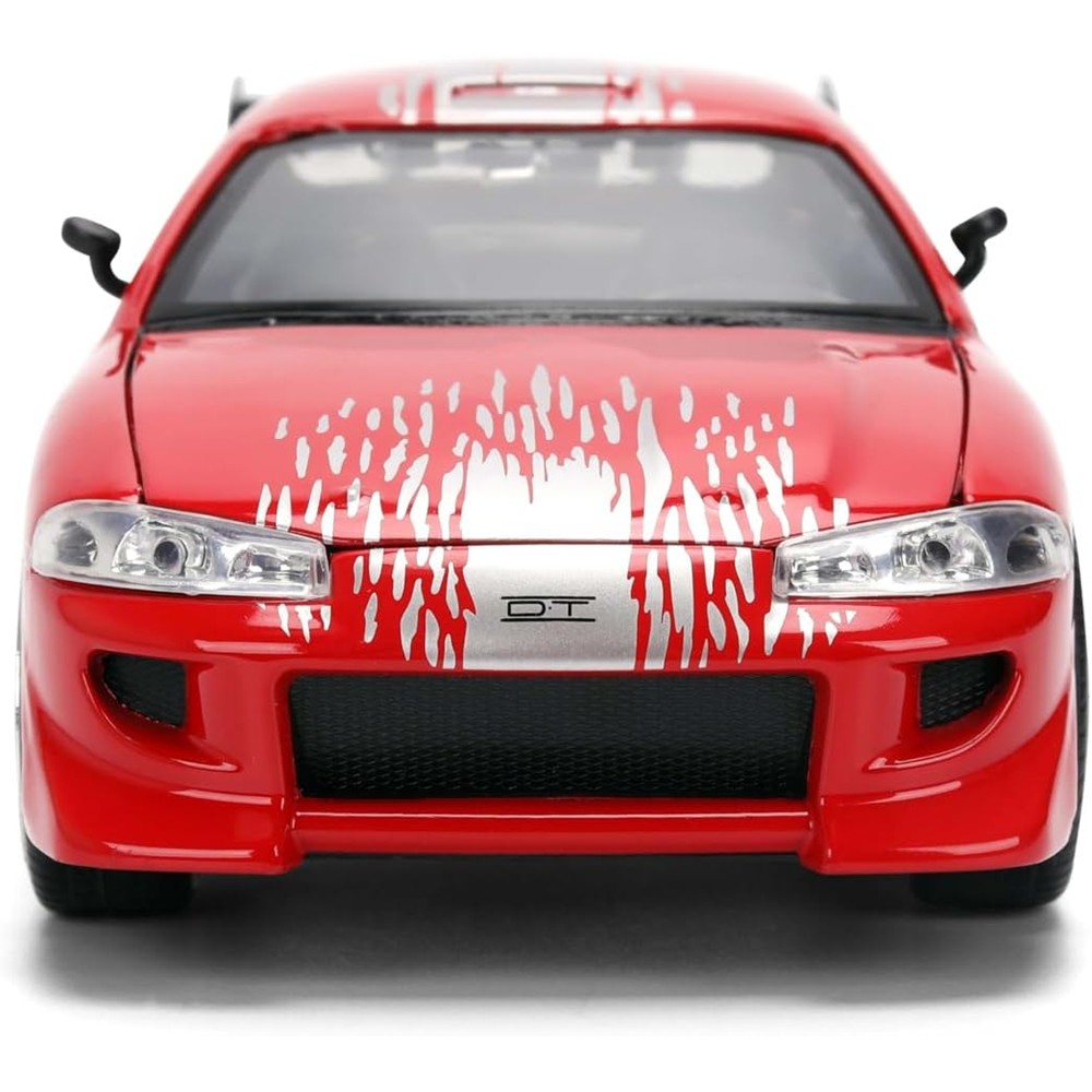 Carrinho Miniatura Jada 1:24 Brian’S Mitsubishi Eclipse Vermelho Remix - Velozes E Furiosos