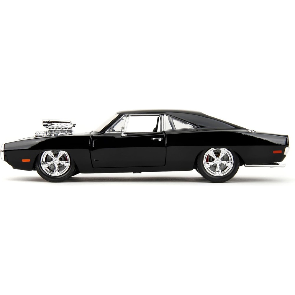 Carrinho Miniatura Jada 1:24 Dodge Charger R/T Com Boneco Dom - Velozes E Furiosos