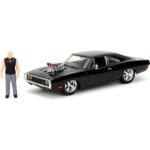 Carrinho Miniatura Jada 1:24 Dodge Charger R/T Com Boneco Dom – Velozes E Furiosos Carrinho Miniatura Jada 1:24 Dodge Charger R/T Com Boneco Dom - Velozes E Furiosos