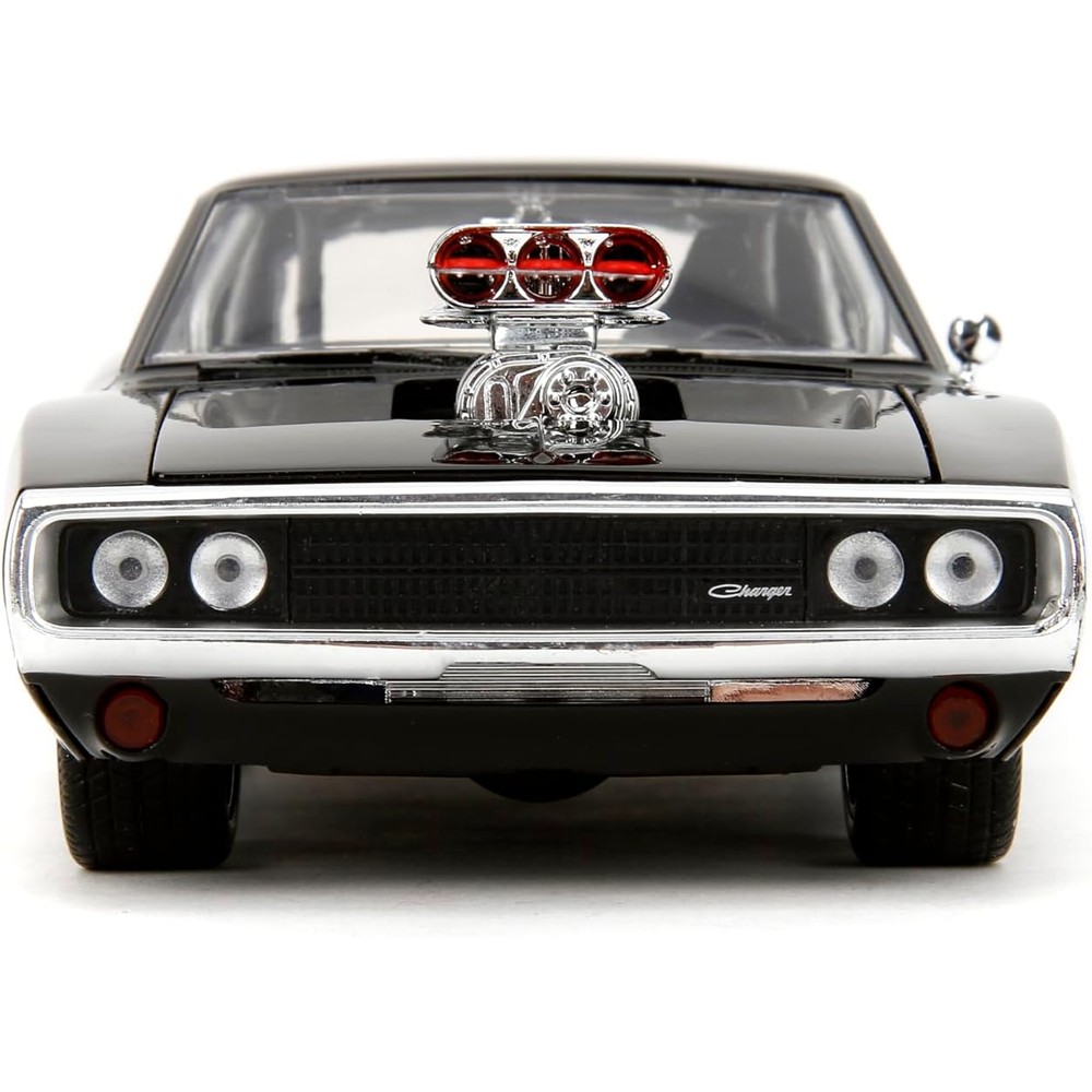 Carrinho Miniatura Jada 1:24 Dodge Charger R/T Com Boneco Dom - Velozes E Furiosos