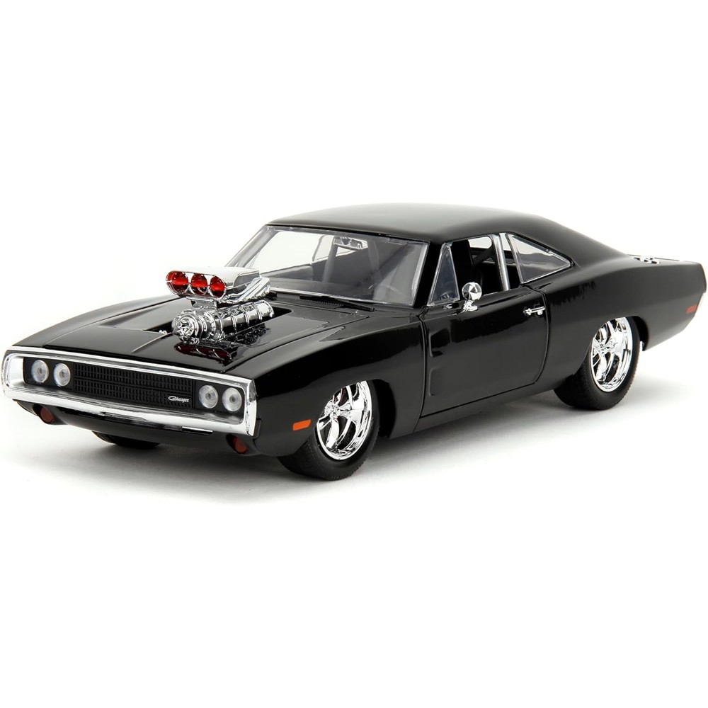 Carrinho Miniatura Jada 1:24 Dodge Charger R/T Com Boneco Dom - Velozes E Furiosos