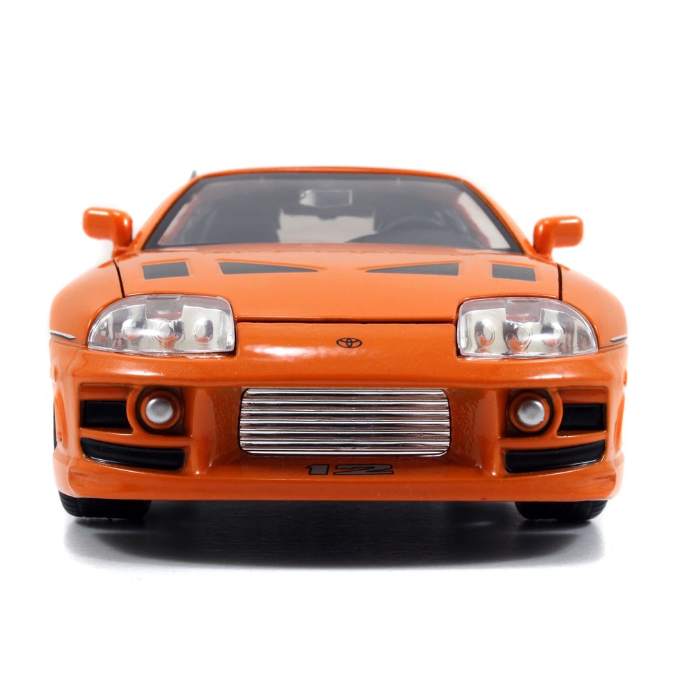 Carrinho Miniatura Jada 1:24 Toyota Supra 1995 Mk4 Com Boneco Brian - Velozes E Furiosos